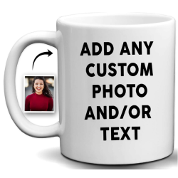 Kubek z własnym nadrukiem – biały 330 ml | Stwórz swój unikalny kubek z logo lub grafiką!