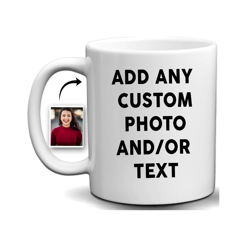 Kubek z własnym nadrukiem – biały 330 ml | Stwórz swój unikalny kubek z logo lub grafiką!